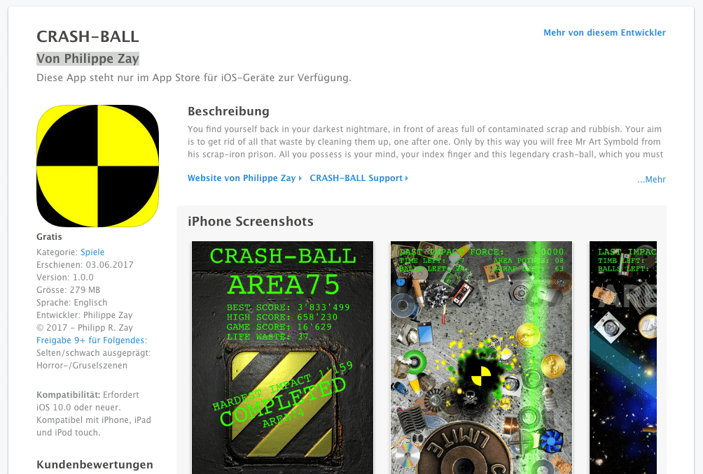 Crashball App