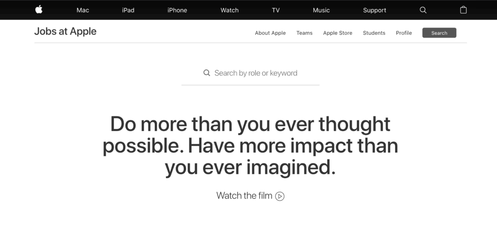 Jobs at Apple