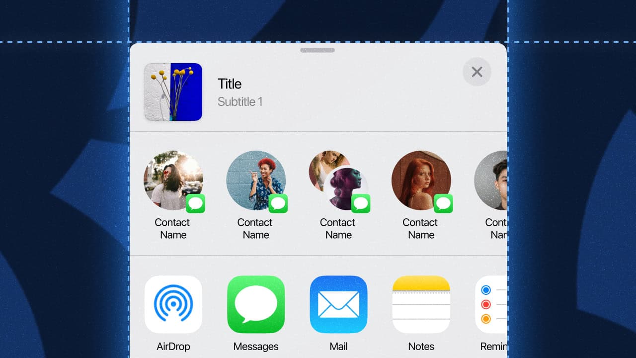 SwiftUI ShareLink - Display a Share Sheet