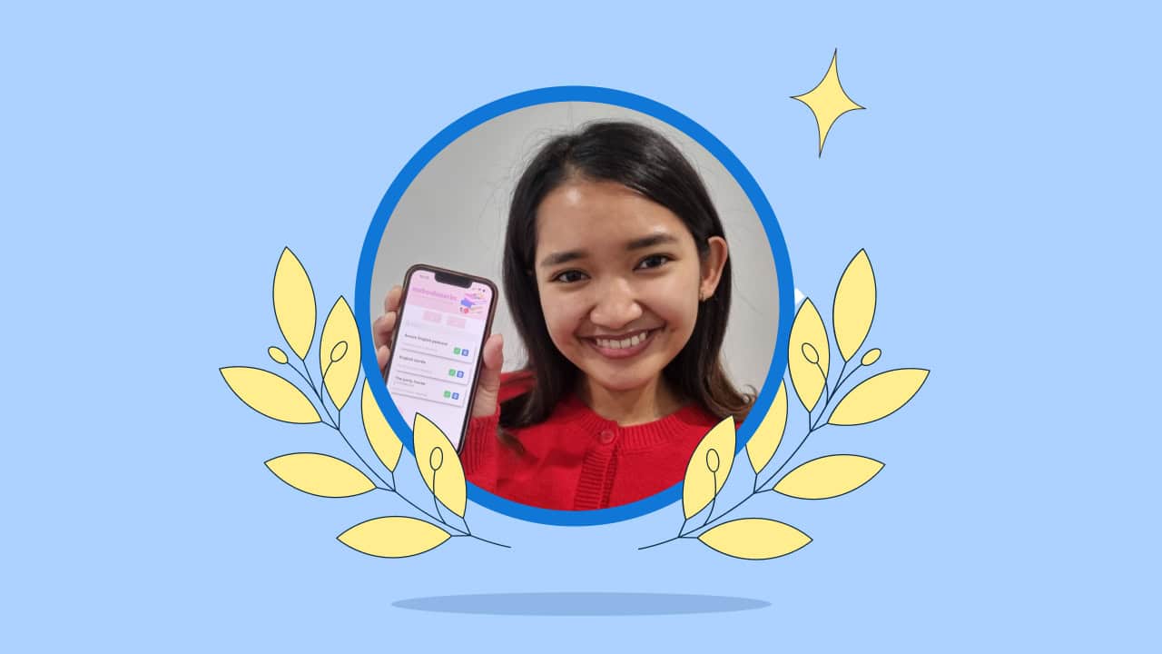Inspired by her father’s work, she taught herself to build an app