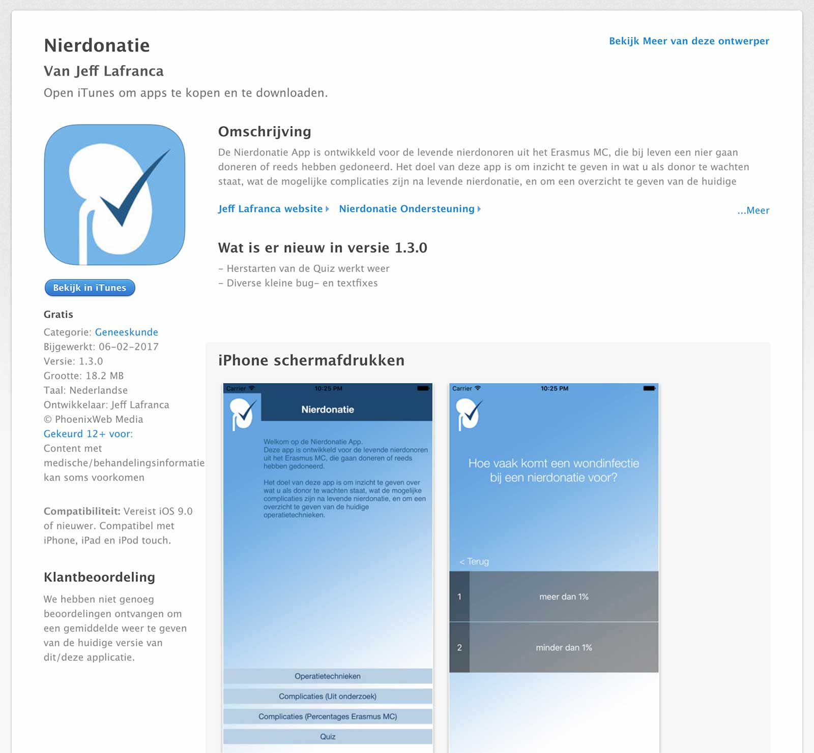 Nierdonatie App