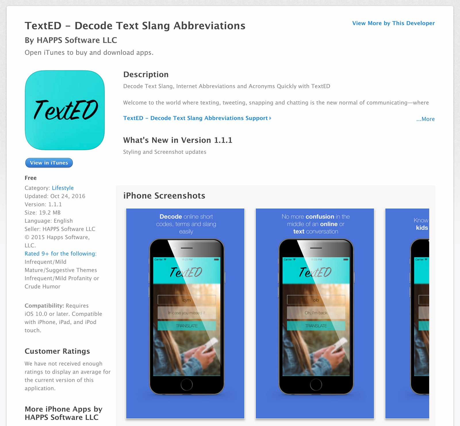 TextED App