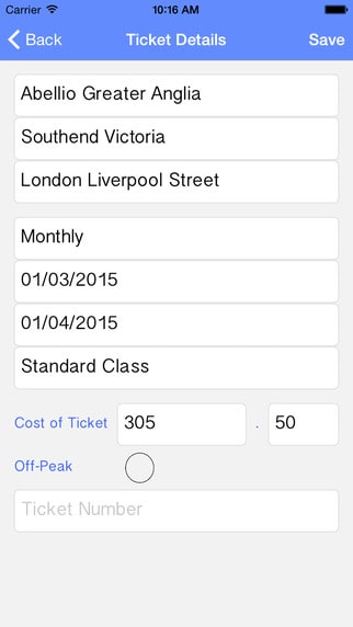 The Train Claim App