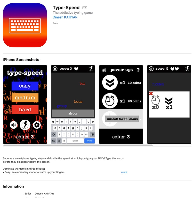 Type-Speed