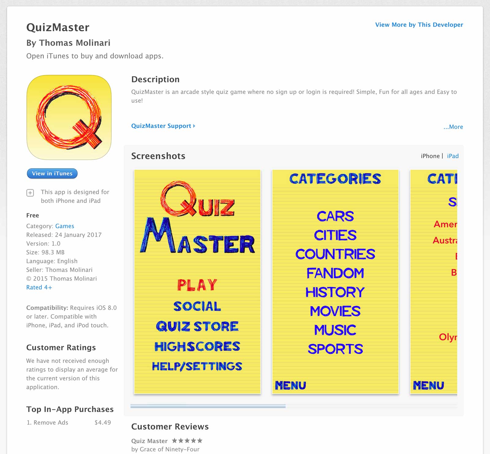 QuizMaster App