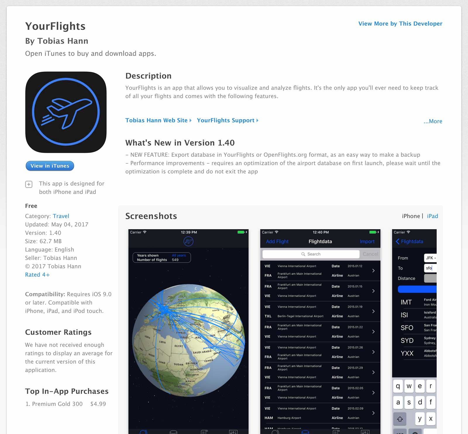 YourFlights App