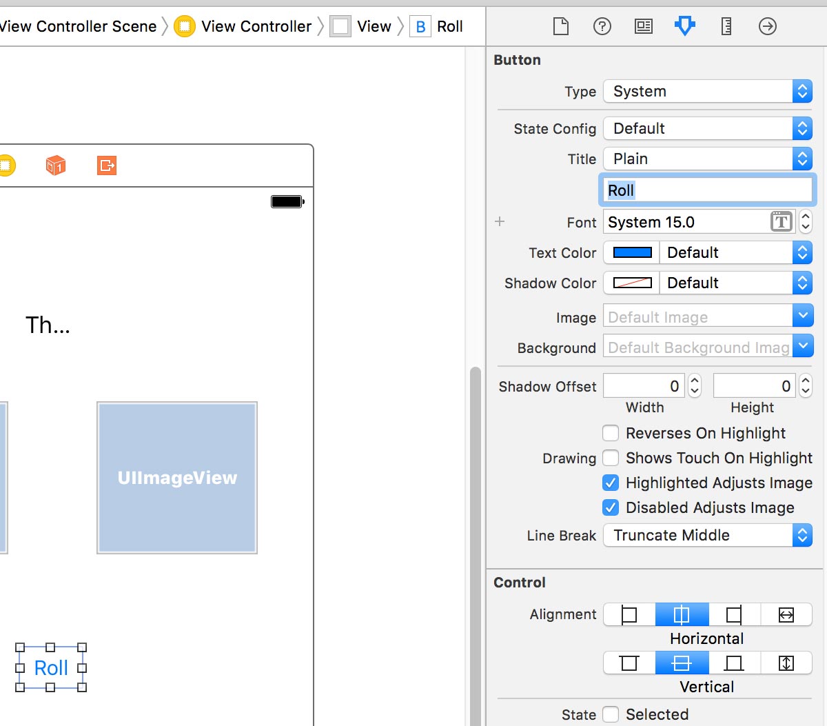 Configuring the UIButton