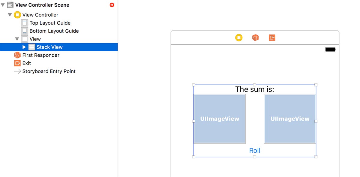 Vertical Stackview