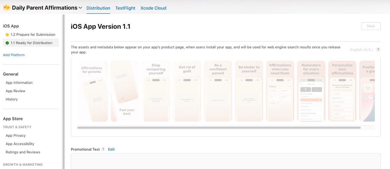 App Store product page showing screenshots, app name, subtitle, and description with the Get button visible