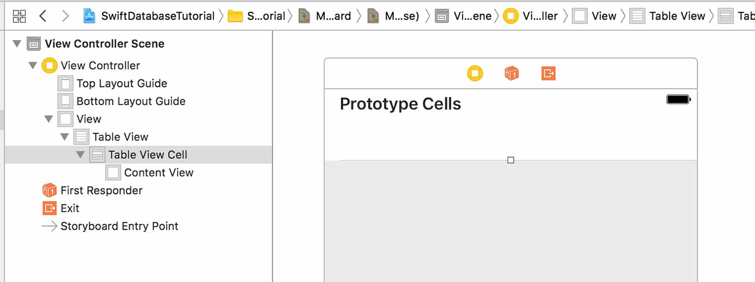 Document outline pane