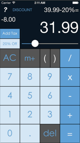 Tip-Shop Calculator Lite App