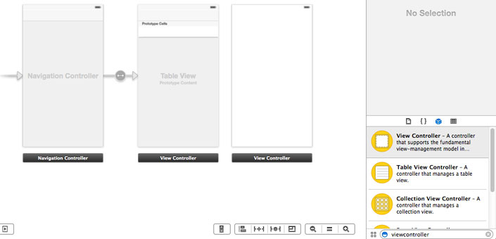 Adding a second view controller to your storyboard