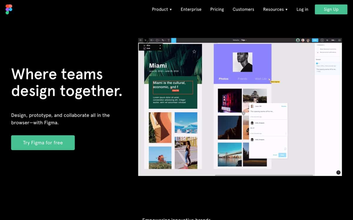 Figma website