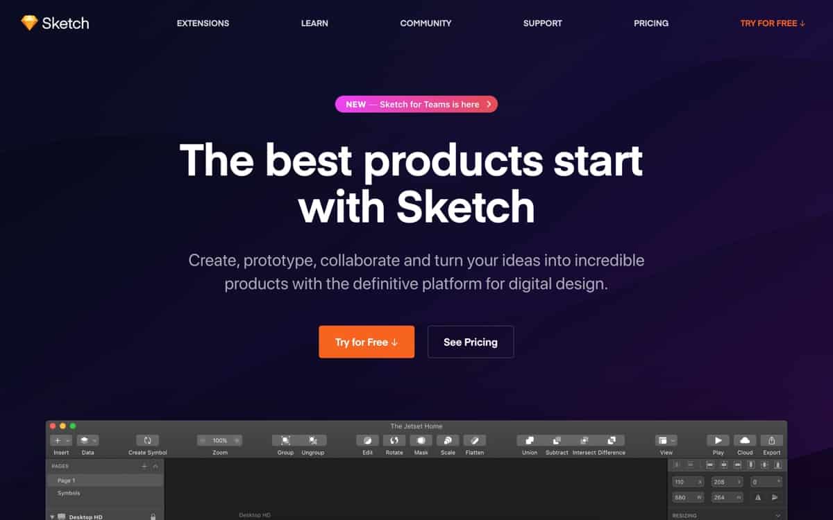 Sketch website