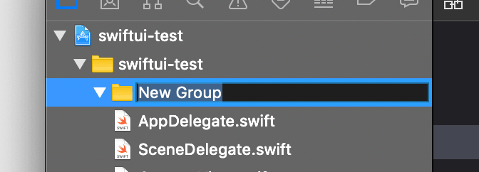 Adding groups to Xcode