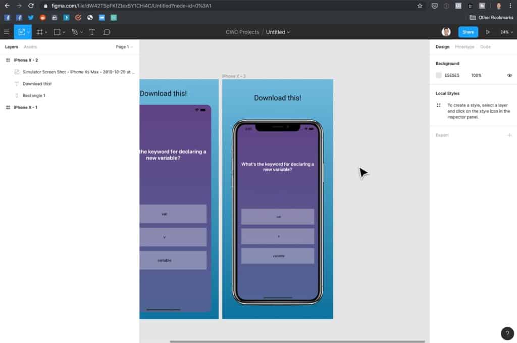 Using device mockups in your screenshots