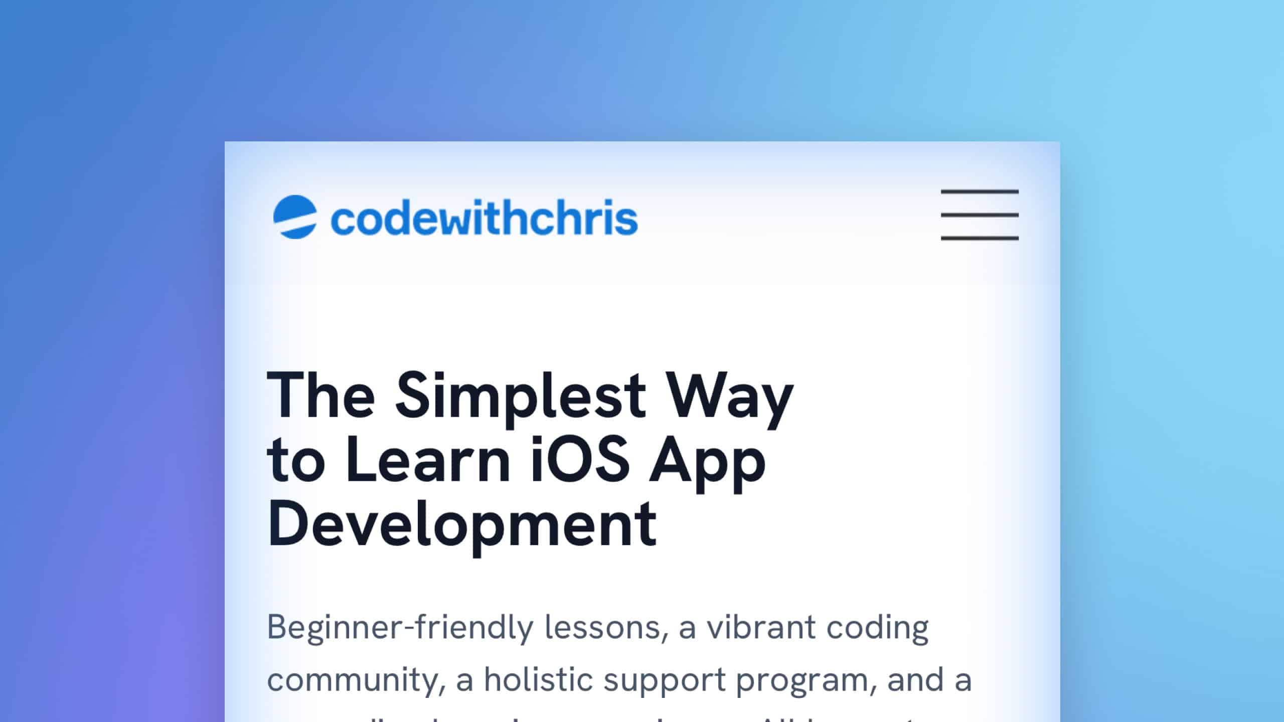 How To Embed WKWebView In SwiftUI For IOS App Development CodeWithChris